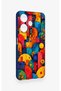 Infinix Hot 30I Compatible Colorful Geometric Floral Pattern Silicone Case - 3