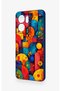 Oppo Reno 13F Compatible Colorful Geometric Floral Pattern Silicone Case - 4