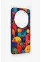 Xiaomi Mi 15 Ultra Compatible Colorful Geometric Floral Pattern Silicone Case - 3