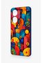 Oppo A60 Compatible Colorful Geometric Flower Pattern Silicone Case - 4