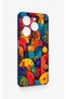 Tecno Spark 20C Compatible Colored Geometric Flower Pattern Silicone Case - 3