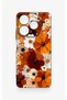 Tecno Spark 10 Pro Compatible Autumn Tone Floral Pattern Silicone Case - 2