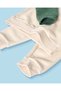 Infant Boys Cream and Blue Colour Block Jogging Set, 2 Pieces - 3