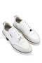 Men's Genuine Leather White Sneakers & Sports Shoes - 2