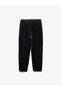 Velvet Harem Pants with Belted Laces and Pockets - 2