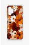Samsung A32 Compatible Autumn Tone Floral Pattern Silicone Case - 2