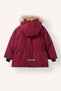 Faux Fur Detailed Hooded Coat Baby Girl H3902A526Wn - 4