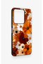 Vivo Y35 Compatible Autumn Tone Floral Pattern Silicone Case - 3