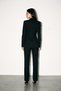 Black Pocket Detailed Blazer Jacket - 4