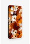 Vivo Y28 Compatible Autumn Tone Floral Pattern Silicone Case - 3