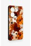 Tecno Caman 20 Pro 5g Compatible Autumn Tone Floral Pattern Silicone Case - 3