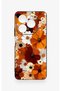 Tecno Spark 20 Pro Compatible Autumn Tone Floral Pattern Silicone Case - 2