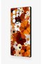Samsung Note 20 Ultra Compatible Autumn Tone Floral Pattern Silicone Case - 4