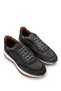 Men's Genuine Leather Gray Sneakers & Sports Shoes - 2