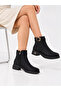 Women's Emerald Smoked Thermo Sole Boots with Belt Detail, Side Buckle and Zipper, Stylish Boots - 4