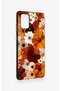 Samsung-A71 Compatible Autumn Tone Flower Pattern Silicone Case - 3