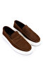 Men's Genuine Leather Tobacco Loafer Shoes - 2