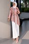 Colorful Striped Asymmetrical Tunic Tsd260282 Fuchsia - 3