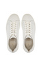 Men's Genuine Leather White Sneakers & Sports Shoes - 5