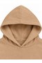 19710-26 Girl's Floral Embroidered Hooded Kangaroo Pocket Sweatshirt 5–8 Years - 5