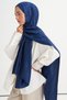 Noire pattern liora cotton shawl navy blue