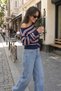 Trendy Crew Neck Striped Women's Knitwear Sweater - 3