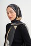 Deco Pattern Reniva Tensel Shawl Black - 2