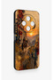 Tecno Spark 30C Compatible Steppe Passenger Patterned Silicone Case - 3