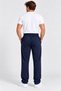 Men's Sweatpants Baggy Sweatpants 2-Strap Loose Leg Full Fit Smoked Gray Navy Blue Black - 3