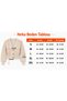 Women's Long Sleeve Balloon Sleeve V-Neck Woven Detailed Buttoned Elegant Soft Trend Casual Black Crop Knitwear Cardigan - 4