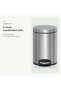 Java 3L Stainless Steel Pedal Bin with Soft-Close Flat Lid - 5