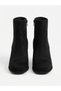Jazmin Women's Black Suede 7 cm Heeled 5 mm Platform Boots - 6