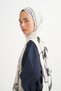 Aura Pattern Reniva Tensel Shawl Gray - 3