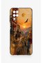 Samsung A12 Compatible Steppe Passenger Patterned Silicone Case - 2