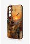 Samsung A55 Compatible Steppe Passenger Patterned Silicone Case - 4
