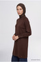 Reglan Sleeve Knitwear Tunic Bitter Brown - 4