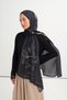 Palmera Desen Reniva Tensel Shawl Black - 3