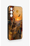 Samsung A54 Compatible Steppenrode Passenger Patterned Silicone Case - 3