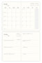 2027 Year A5 Linen Weekly Agenda 15X21 cm - 12 Months Milky Coffee - 9