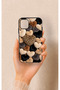 iPhone 11 Compatible Heart Fur Pillow Pattern Silicone Case