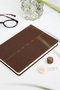 2027 Year A5 Linen Weekly Planner 15X21 cm - 12 Months Brown