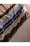 Mozel Double Wellsoft Printed Blanket - Brown/Blue - 5