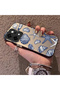 Oppo Reno 14 Pro 5g Compatible Silicone Edge Hard Back Case Shell Patterned Couple Phone Case - 2