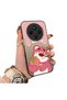 Redmi 14C Compatible Silicone Edge Hard Back Case Lotso Patterned Lovers Couple Phone Case
