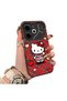 Tecno Pova 6 Compatible Silicone Edge Hard Back Case Kitty Pattern Loving Couple Phone Case