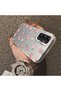 Samsung Galaxy A14 5g Compatible Silicone Edge Hard Back Case Floral Pattern Couple Phone Case - 4
