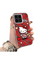 Redmi K90 5g Compatible Silicone Edge Hard Back Case Kitty Pattern Loving Couple Phone Case