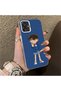 Samsung Galaxy A07 Compatible Silicone Edge Hard Back Case Konan Patterned Couple Phone Case - 3