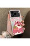 iPhone 17 Pro Max Compatible Silicone Edge Hard Back Case Lotso Patterned Couple Phone Case - 3