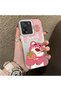 Mi 13t Compatible Silicone Edge Hard Back Case Lotso Patterned Lover Couple Phone Case - 3